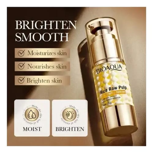 Serum Facial Blanqueador Pulpa De Arroz Linea Premium Moment Mixta Día/noche