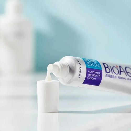 La Crema Secativa Para El Acné Bioaqua Elimina Las Cicatrices Del Acné Y Las Espinillas. Hora De Aplicación: Día/noche, Tipo De Piel Grasa