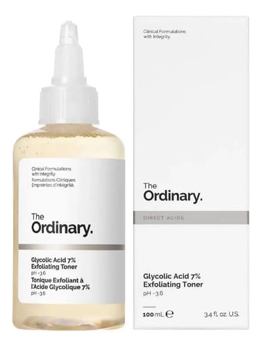 The Ordinary Tónico Exfoliante Ácido Glicólico 7% Noche 100ml Normal