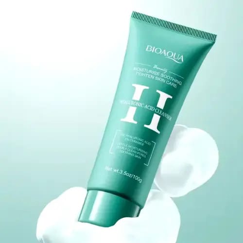 Gel Limpiador Espuma Facial Acido Hialuronico Hidrata Todo Tipo De Piel Día/noche