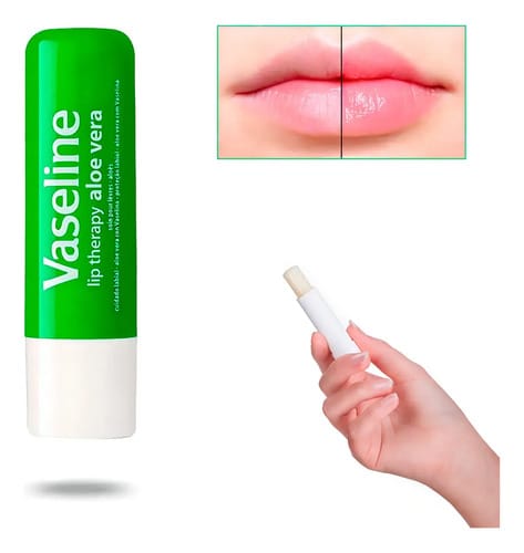 Vaselina Balsamo Para Labios Lip Therapy Aloe Vera
