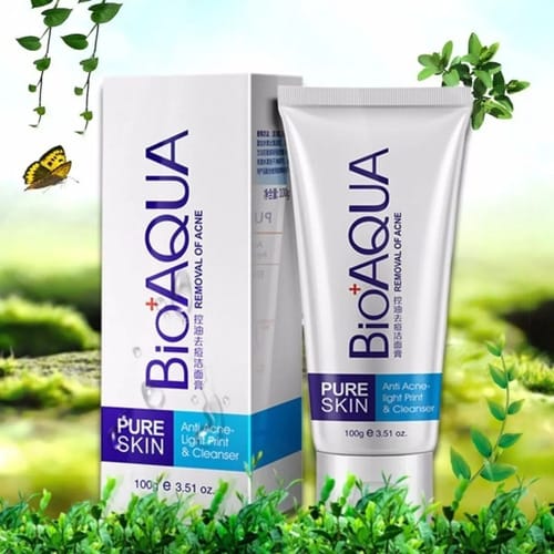 Jabón Antiacné Bioaqua Pure Skin Para Control De Grasa Y Poros