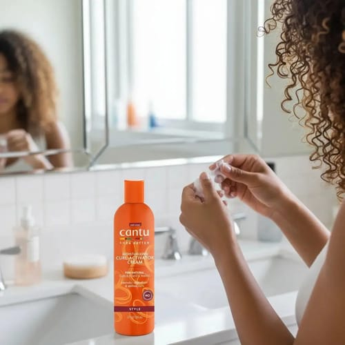 Crema Activadora Rizos Cantu 355ml Hidratante Cabello Ondulado Rulos