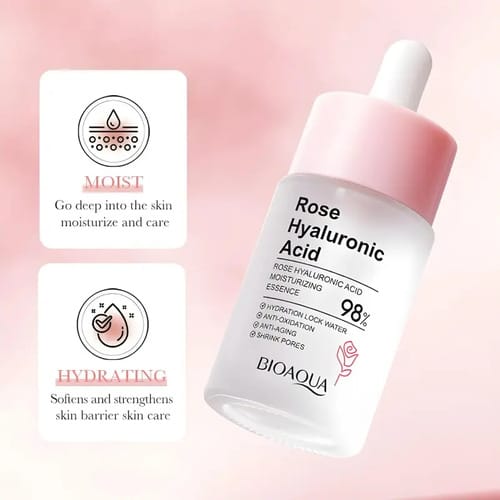 Suero Rosas Ácido Hialurónico Bioaqua - Ml Momento De Aplicación Día/noche Tipo De Piel Todo Tipo De Piel