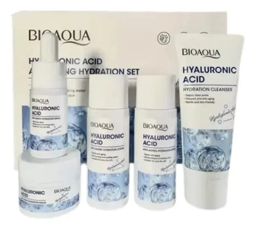 Kit Mini De Cuidado Facial Viajero Acido Hialurónico Bioaqua