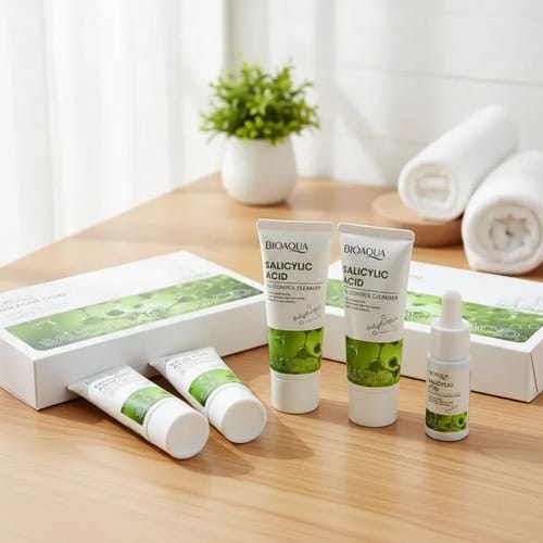 Kit Mini De Cuidado Facial Viajero Acido Salicilico Bioaqua