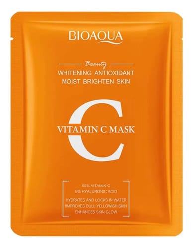 Velo Mascarilla Hidratante Bioaqua Vitamina C Antioxidante Normal Día/noche