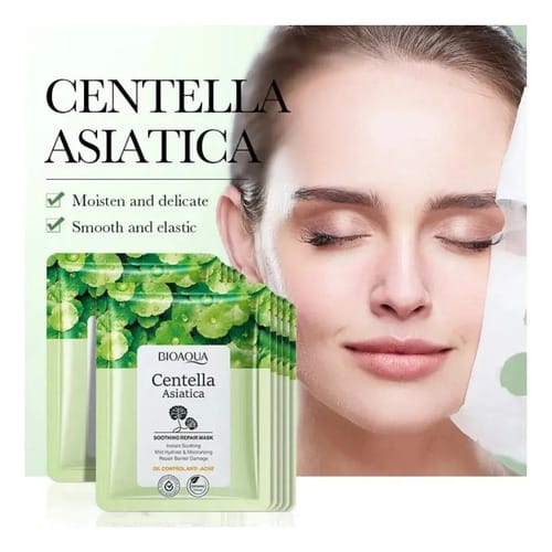 Velo Mascarilla Hidratante Bioaqua Centella Asiática 25g Todo Tipo De Piel