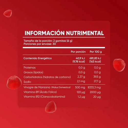 Gomitas Goli Vinagre Manzana Sidra De Manzana
