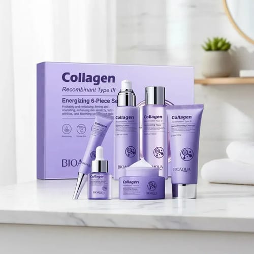 Kit De 6 Piezas Colageno Rejuvenecedor Skincare De Bioaqua