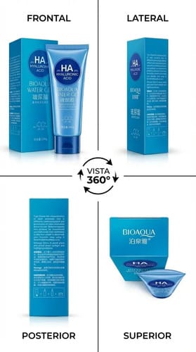 Jabon Facial Acido Hialuronico Bioaqua Todo Tipo De Piel Día/noche