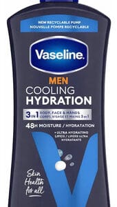 Vaseline Men Crema Corporal Cooling Hydration De 600ml Fresca