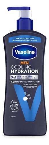 Vaseline Men Crema Corporal Cooling Hydration De 600ml Fresca