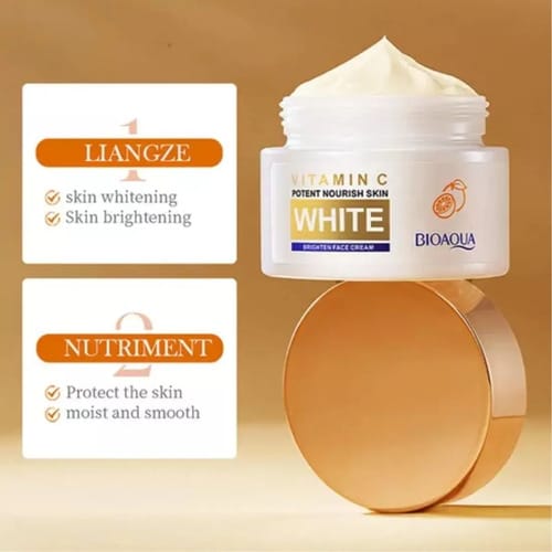 Crema The Inkey List Aclarante Facial Vitamina C Antimanchas Antiedad Piel Seca Día/noche