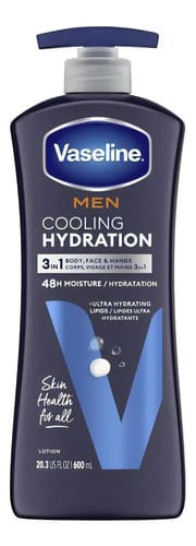 Vaseline Men Cooling Hydration 3-in-1 Loción Hidratant 600ml Fresca