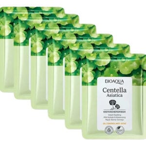 Kit X6 Velo Mascarilla Hidratante Bioaqua Centella Asiática
