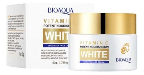 Crema Aclarante Vitamina C Antimanchas Antiedad Bioaqua Seca Día/noche