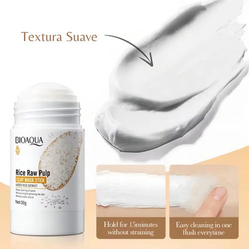 Mascarilla Stick Arroz Bioaqua 30g Piel Mixta 30ml Mixta