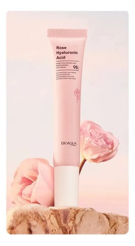 Crema Contorno De Ojos Con Extracto De Rosas Y Acido Hialurónico Bioaqua Todo Tipo De Piel Día/noche