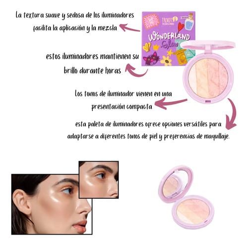 Iluminador Wonderland Glow Trendy