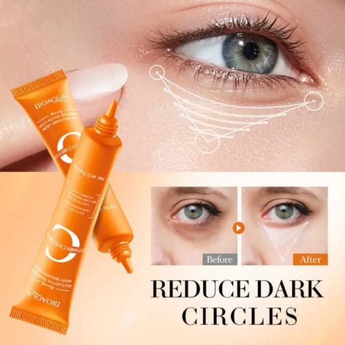 Serum Contorno De Ojos Vitamina C Bioaqua Aclarante X 20ml T Todo Tipo De Piel Día/noche
