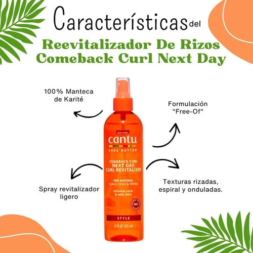 Cantu Revitalizador De Rizos Comeback Curl Next Day Curl
