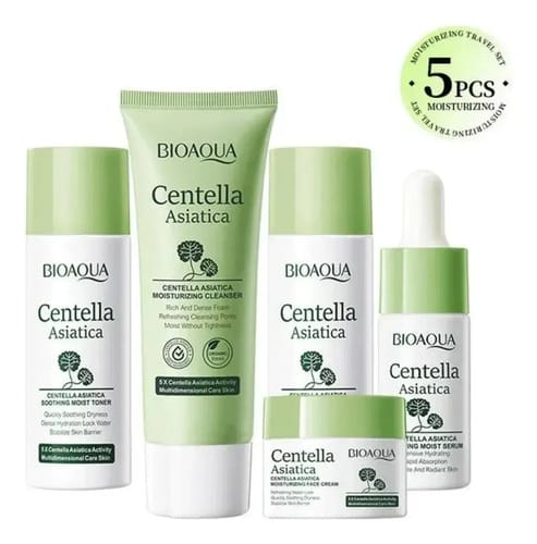 Bioaqua Centella Asiatica Skincare Travel Kit 5 Productos