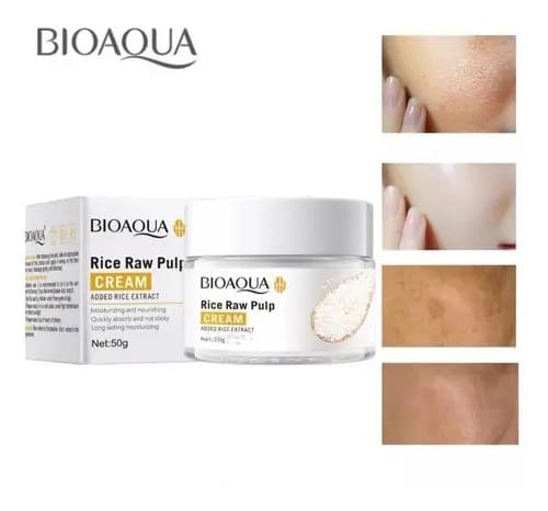 Crema Facial De Arroz Bioaqua - G Tipo De Piel Todo Tipo De Piel