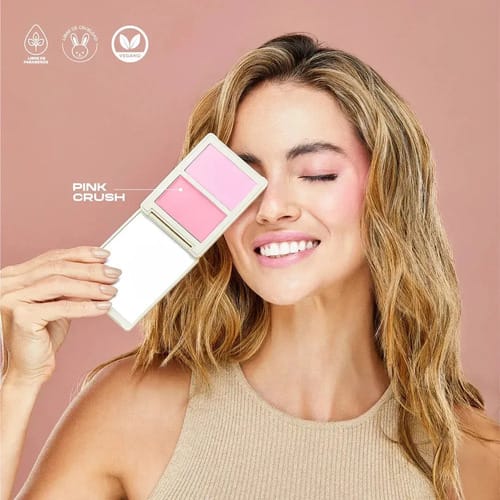 Rubor Atenea Polvo Crema Duo Profesional Pinkcrush Pink Crush
