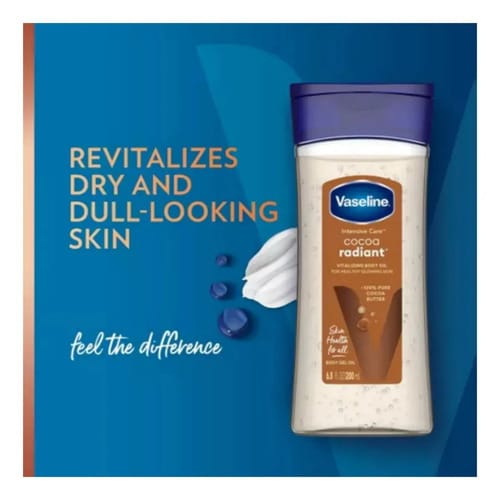 Vaseline Cocoa Radiant Body Aceite Humectante Corporal 200ml Vaselina Cacao