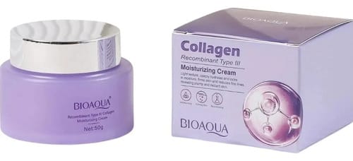 Crema Facial Colágeno Hidratante Antiage 50ml Bioaqua Todo Tipo De Piel Día/noche