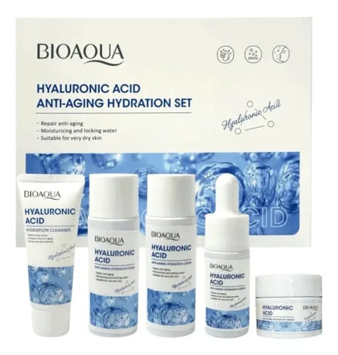 Kit Mini De Cuidado Facial Viajero Acido Hialurónico Bioaqua
