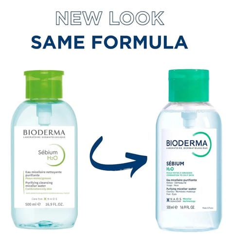 Sébium H2o Agua Micelar - Bioderma 500 Ml