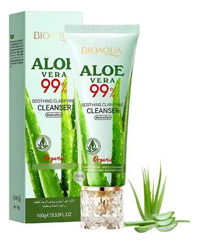 Jabón Facial Aloe Vera Bioaqua Todo Tipo De Piel Día/noche