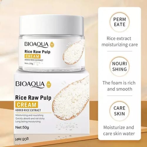 Crema Facial De Arroz Bioaqua - G Tipo De Piel Todo Tipo De Piel