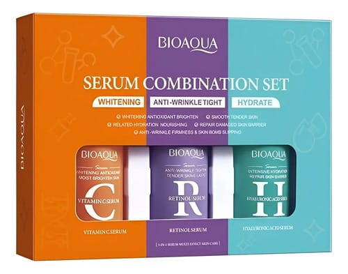Kit Suero Vitam C+retinol+ac Hy Aplicación De Día/noche