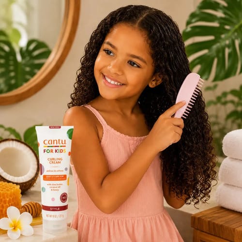 Cantu Kids Crema Para Peinar Rizos Crespos Ondulados En Niños