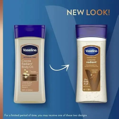 Vaseline Cocoa Radiant Body Oil Humectante Corporal 200ml Cacao