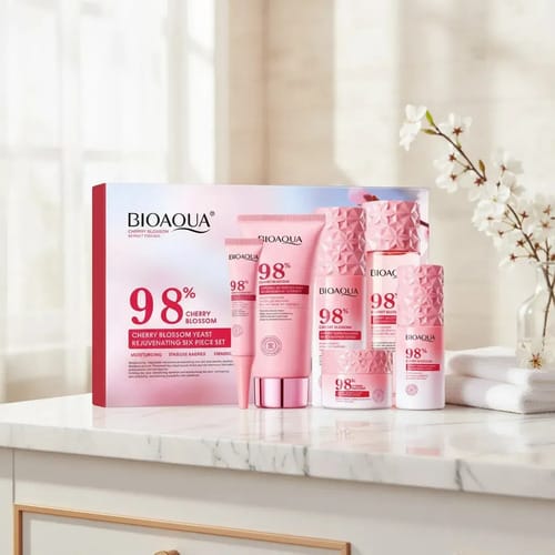 Rutina Facial Completa Skincare Flor De Cerezo 6pzs Gift Box