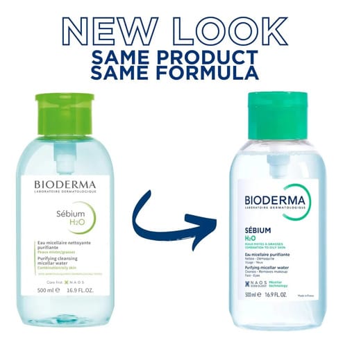 Sébium H2o Agua Micelar - Bioderma 500 Ml