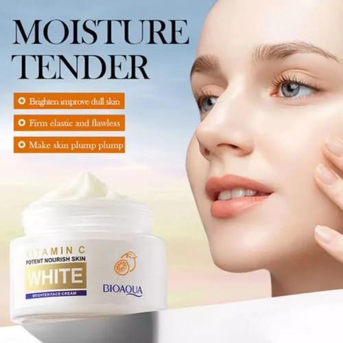 Crema Aclarante Vitamina C Antimanchas Antiedad Bioaqua Seca Día/noche
