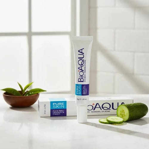La Crema Secativa Para El Acné Bioaqua Elimina Las Cicatrices Del Acné Y Las Espinillas. Hora De Aplicación: Día/noche, Tipo De Piel Grasa