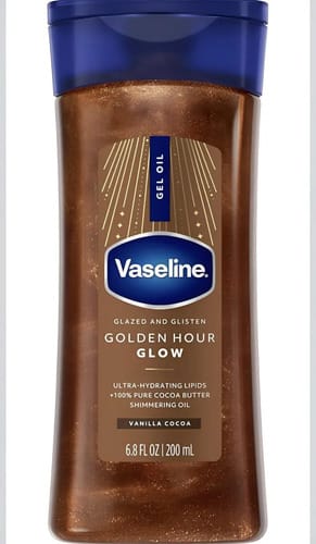 Vaseline Golden Hour Glow (aceite En Gel) 200ml Vainilla