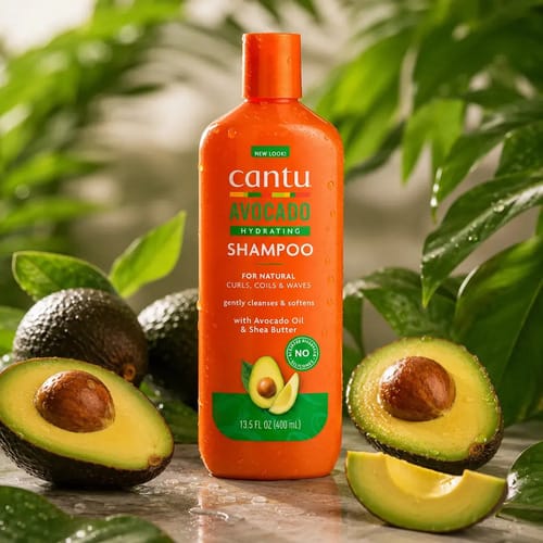 Cantu Shampoo Aguacate Cleansing Cabello Rizado Ondulado