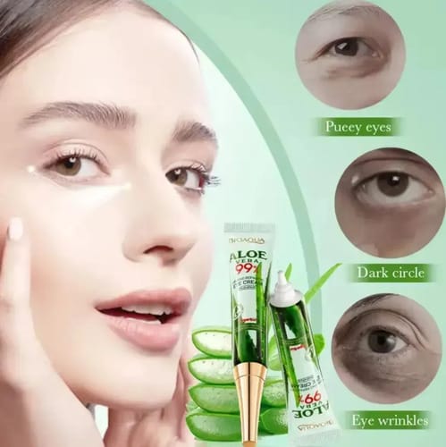 Contorno De Ojos Aloe Vera Bioaqua Todo Tipo De Piel Día/noche