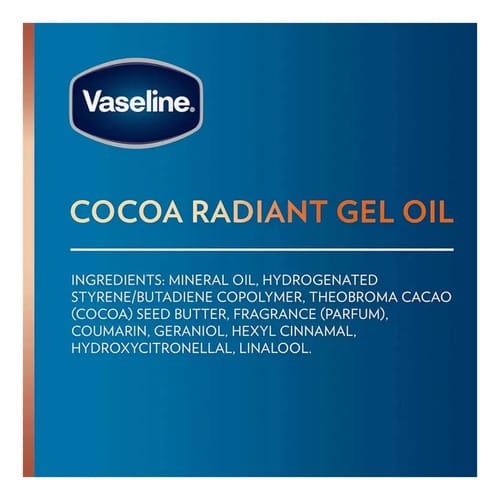 Vaseline Cocoa Radiant Body Aceite Humectante Corporal 200ml Vaselina Cacao