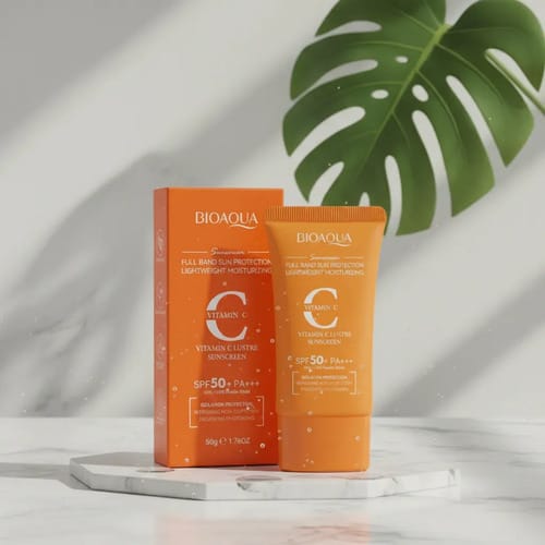 Bloqueador Solar Vitamina C Bioaqua Spr 50+ Facial 50ml
