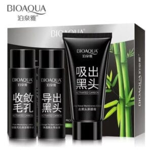 Set Facial Carbon Activado Bambu Bioaqua
