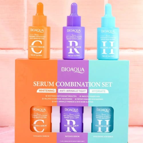 Kit Suero Vitam C+retinol+ac Hy Aplicación De Día/noche