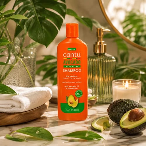 Cantu Shampoo Aguacate Cleansing Cabello Rizado Ondulado